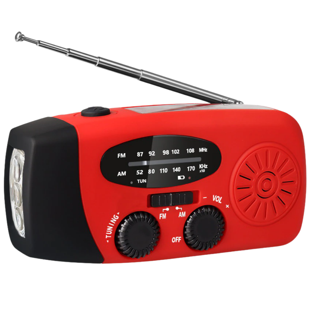 Radio d'urgence multifonctionnelle à dynamo
