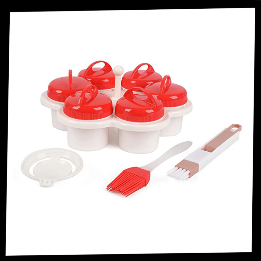 Lot de 6 cuiseurs à œufs