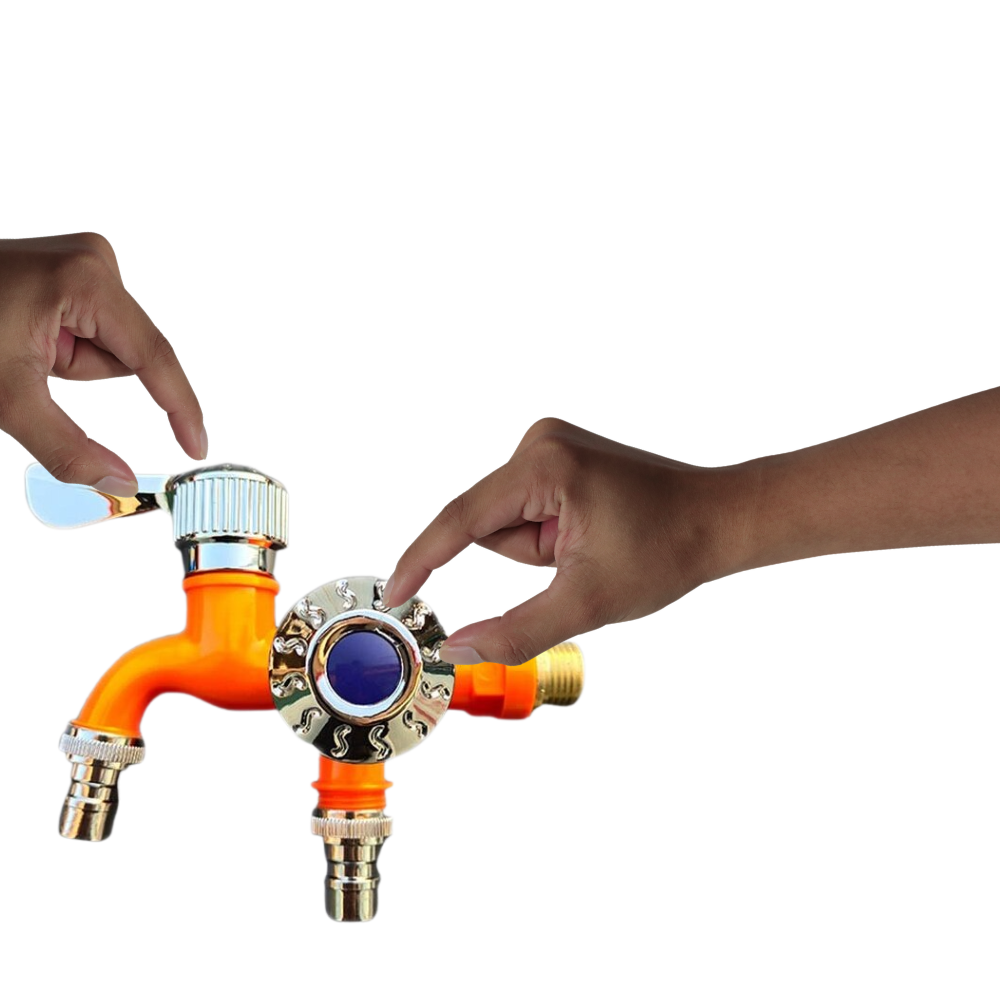 Robinet à double tête