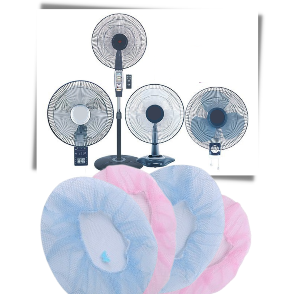 Lot de 2 filtres de protection pour ventilateur électrique