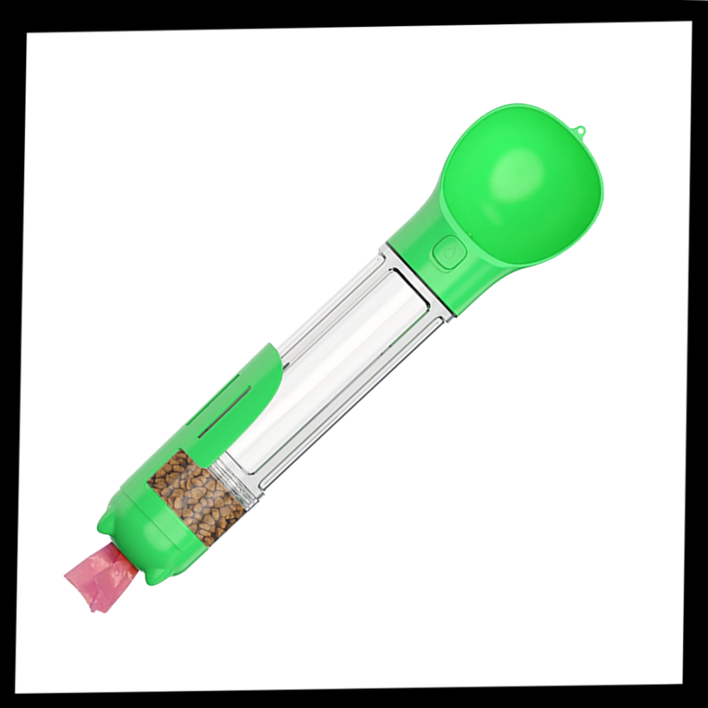 Bouteille distributrice d'eau et de nourriture pour animaux