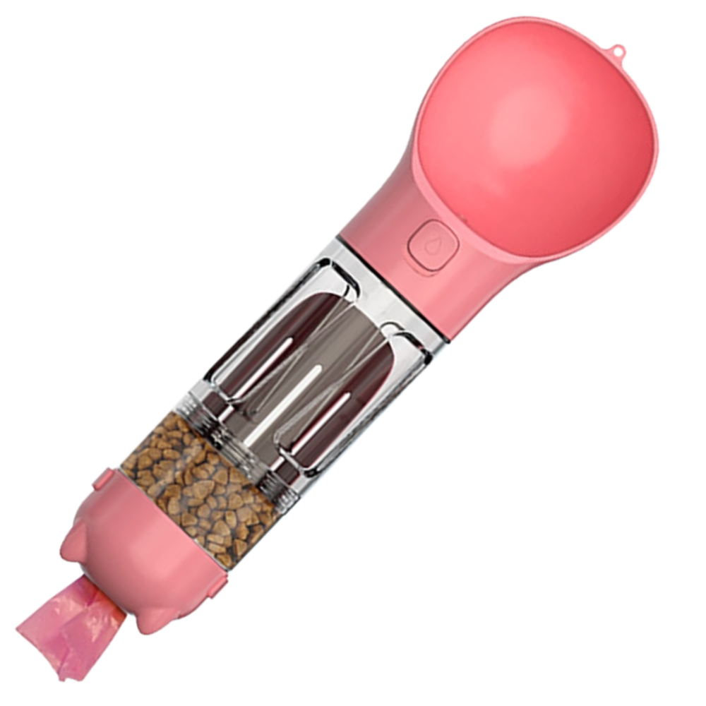 Bouteille distributrice d'eau et de nourriture pour animaux