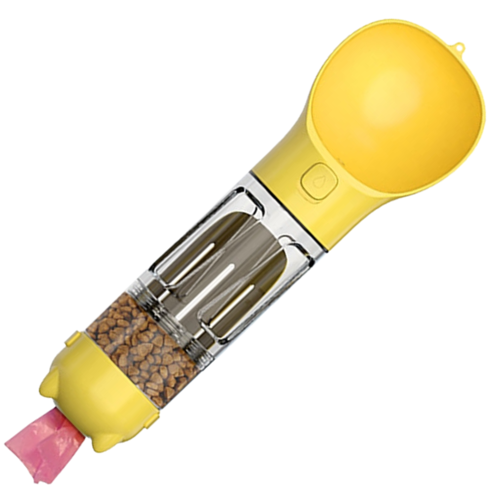 Bouteille distributrice d'eau et de nourriture pour animaux