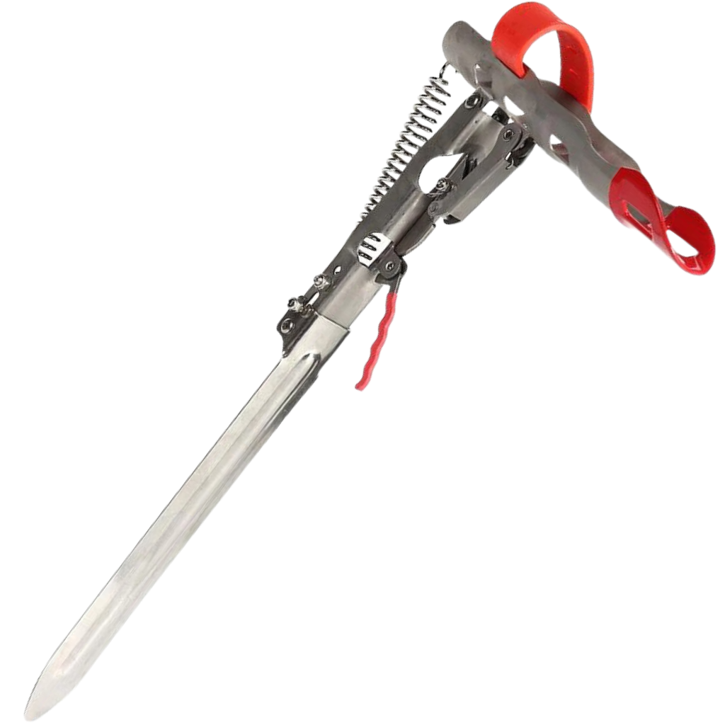 Support de canne à pêche avec ressorts