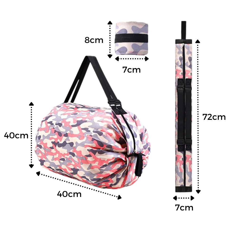 Sac à provisions pliable et étanche