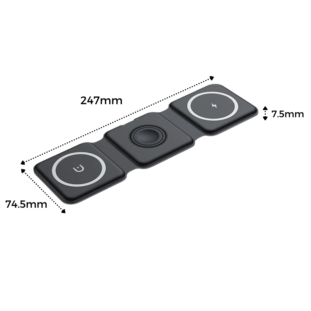 Chargeur sans fil pliable