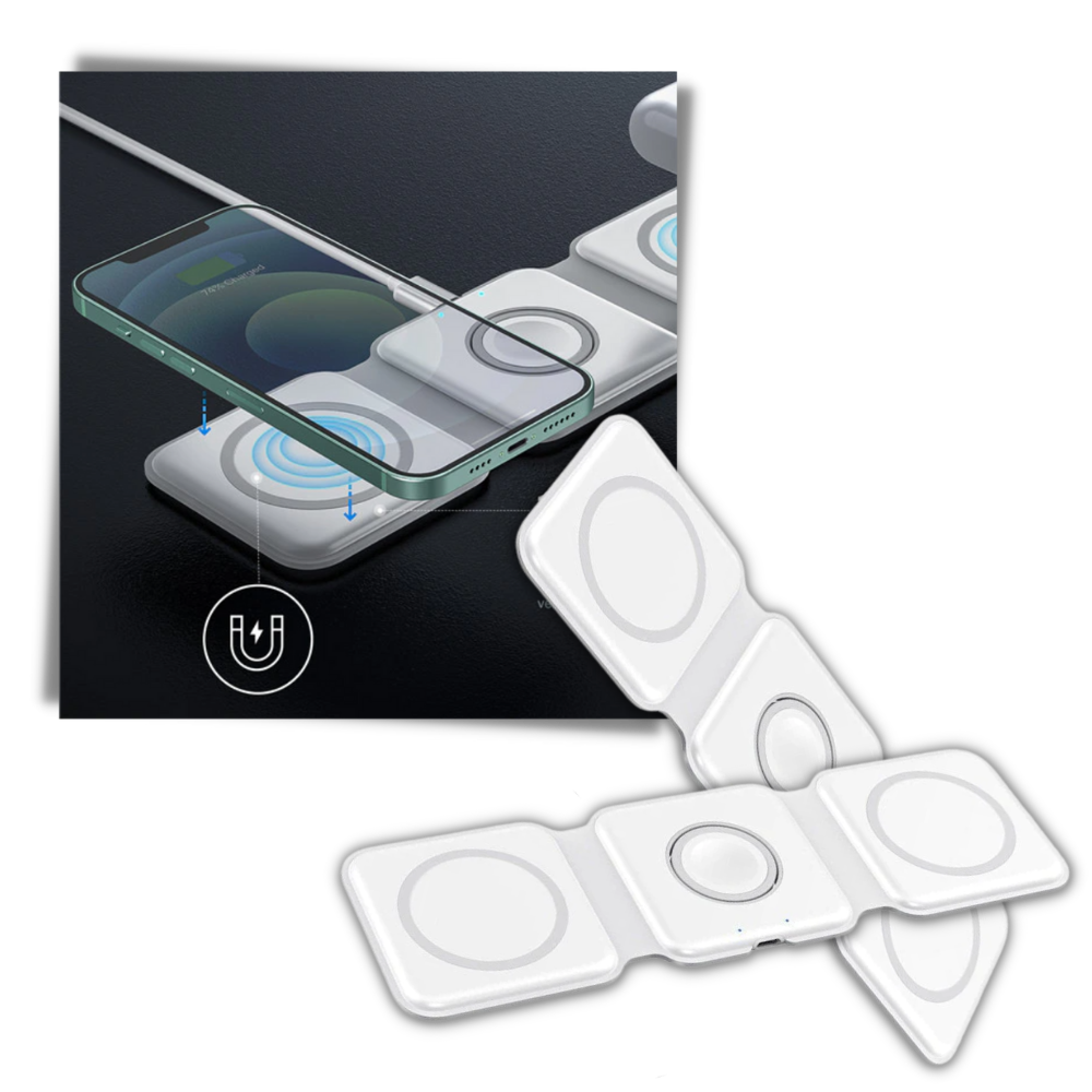 Chargeur sans fil pliable