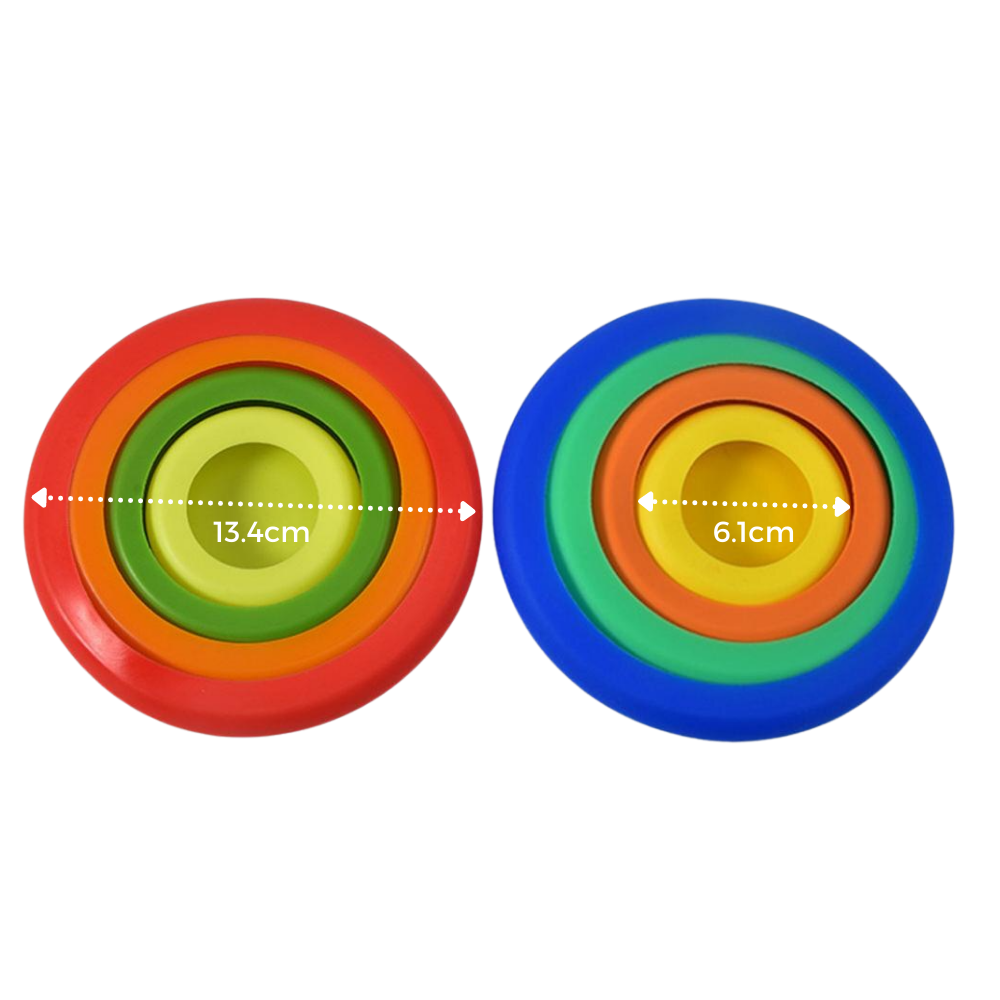 Lot de 4 couvercles en silicone