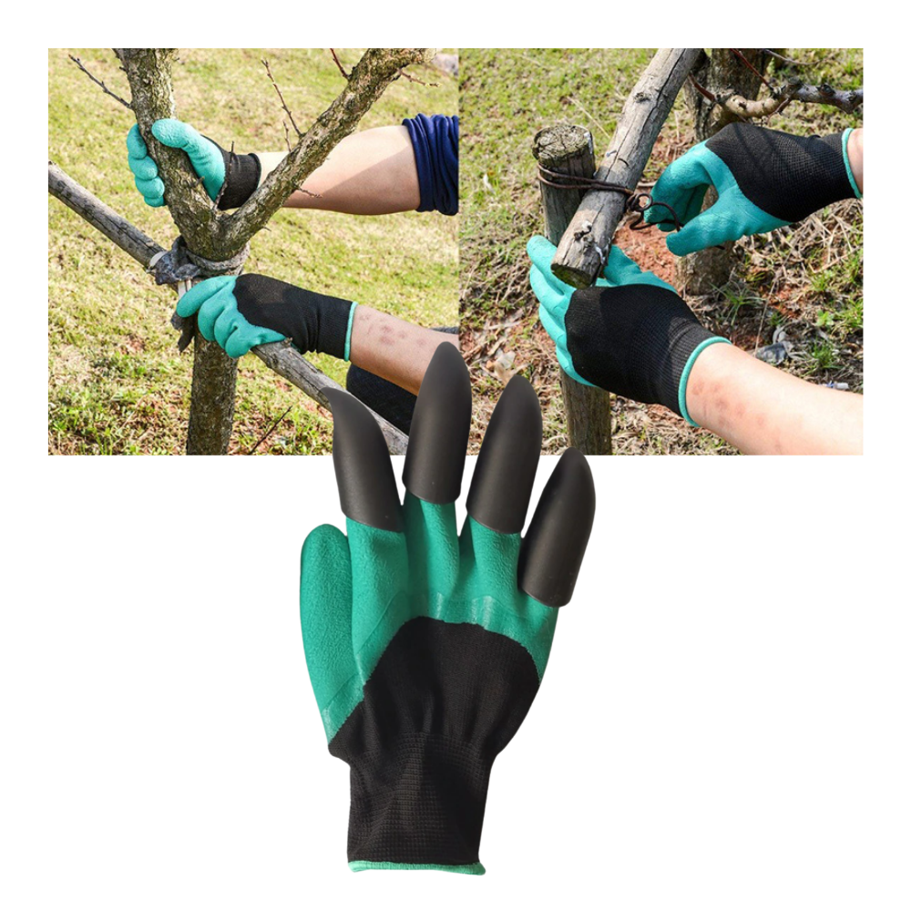 Gants de jardinage avec griffes
