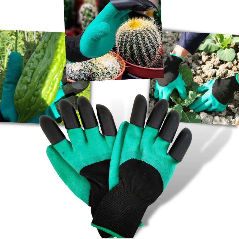 Gants de jardinage avec griffes