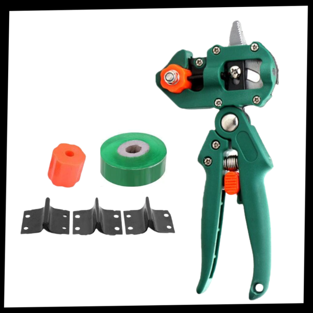 Sécateur de jardin et outil de greffage