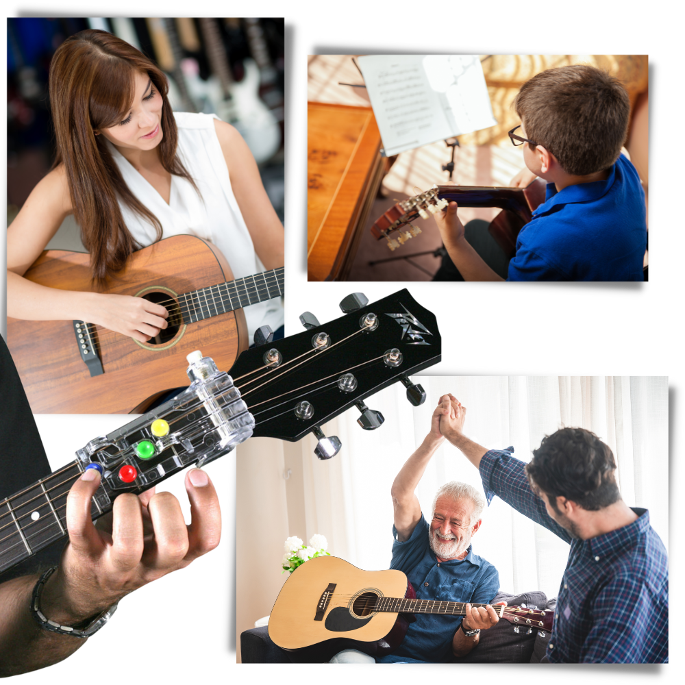 Outil d'apprentissage des accords de guitare