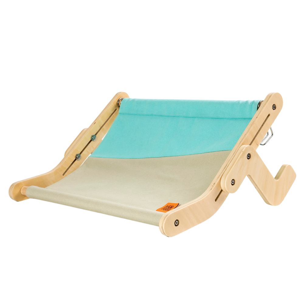 Perchoir de fenêtre en bois pour chat