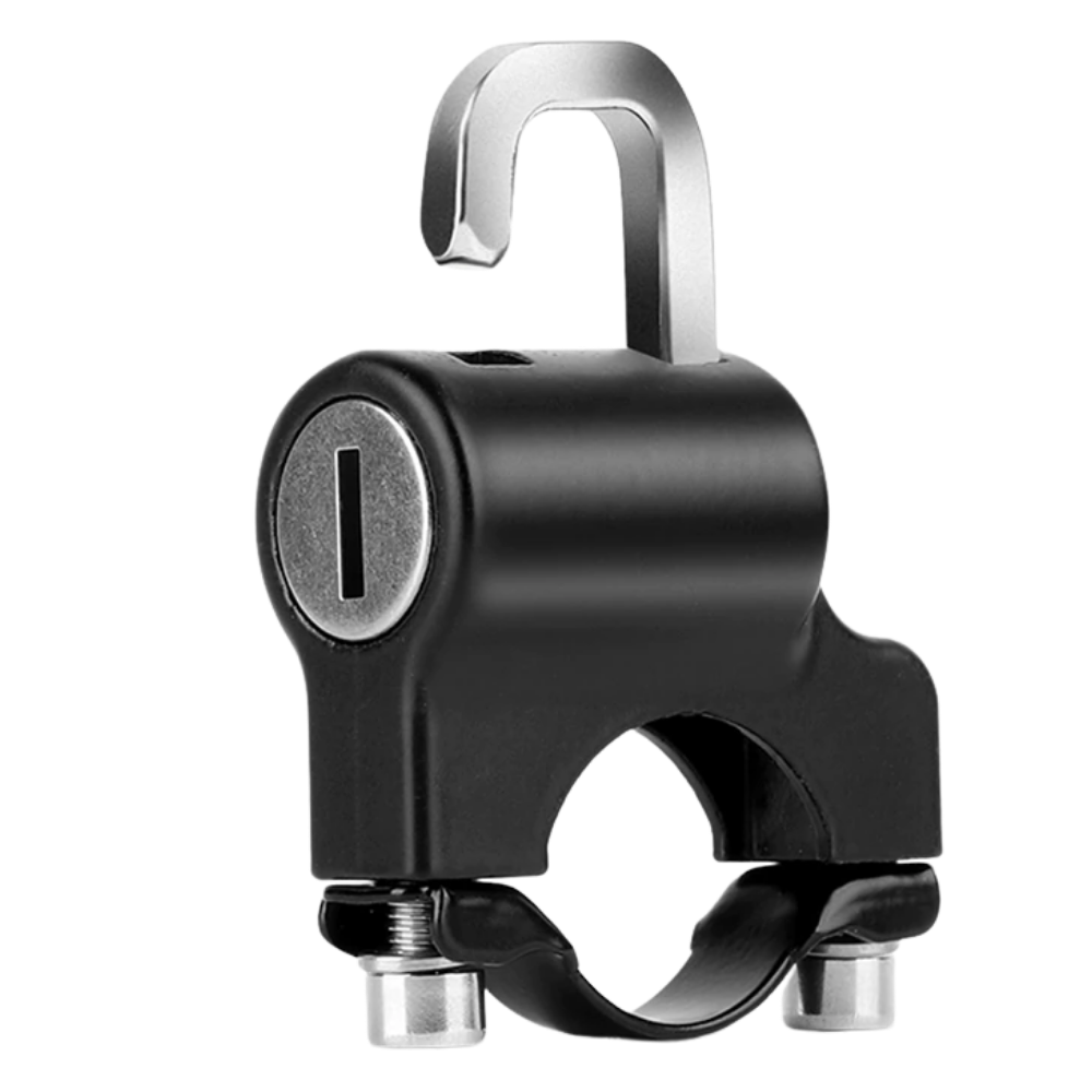 Verrou antivol pour casque de moto
