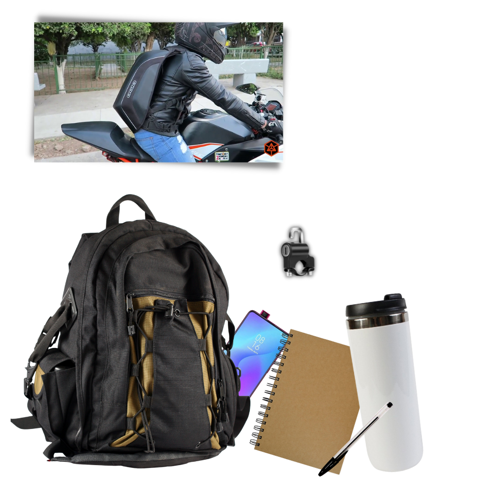 Verrou antivol pour casque de moto