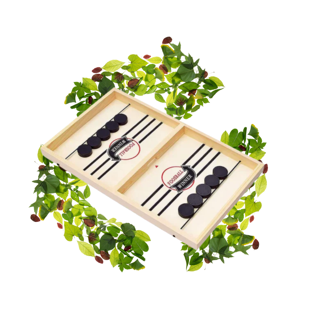 Jeu de hockey sur table en bois