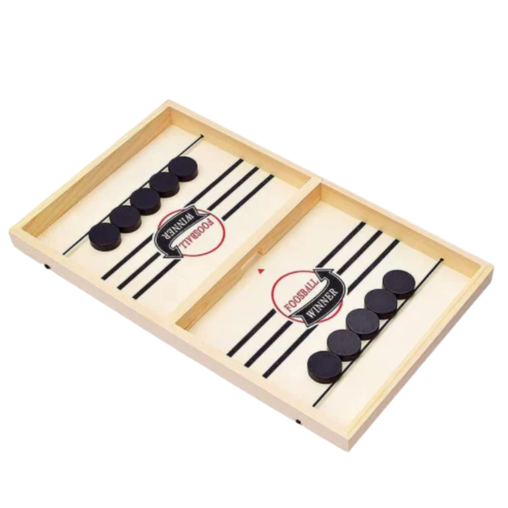Jeu de hockey sur table en bois
