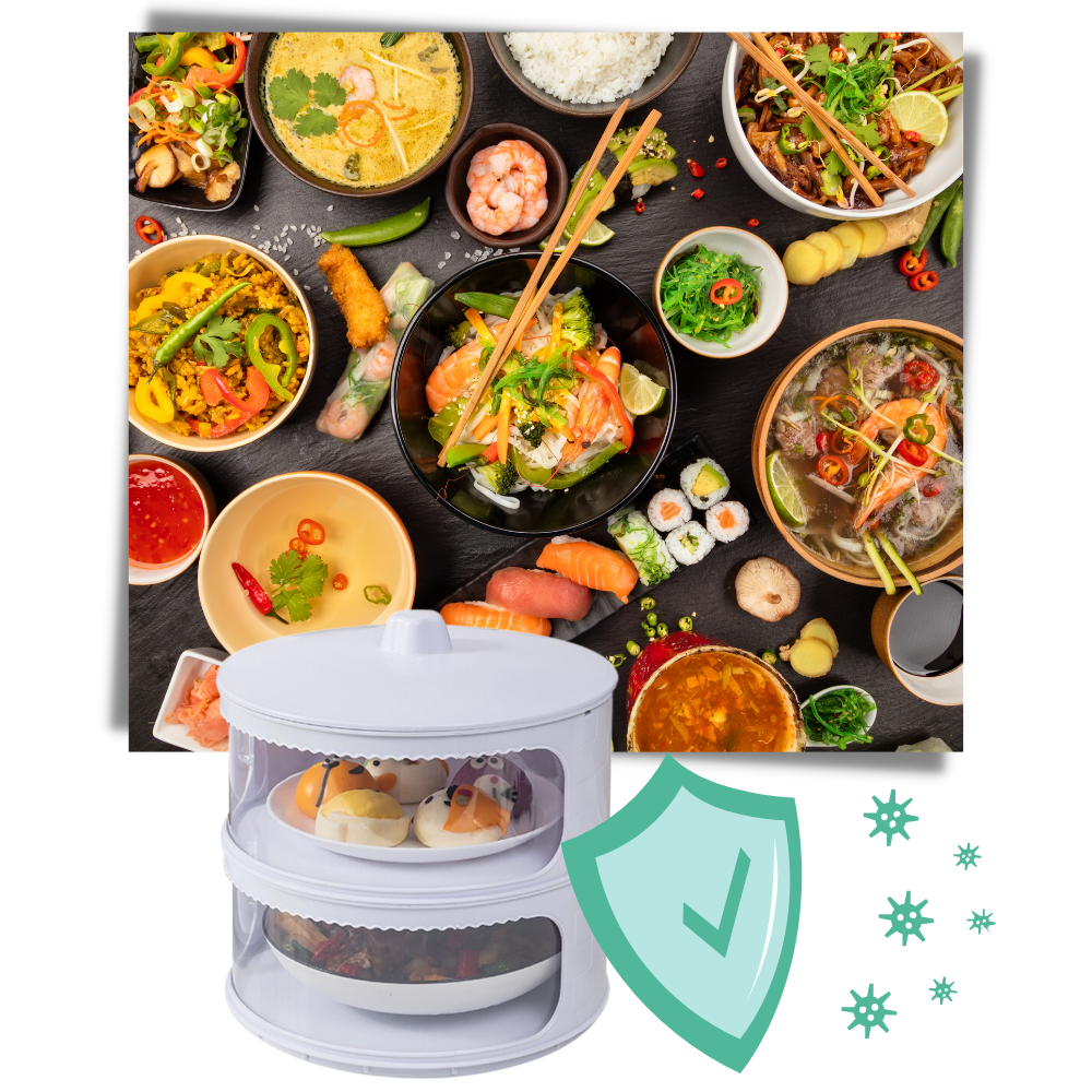 Récipients alimentaires isolants empilables