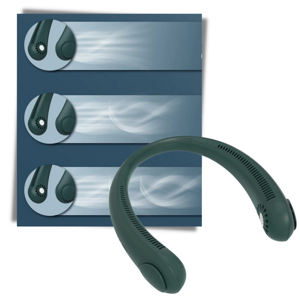 Mini ventilateur de cou rechargeable