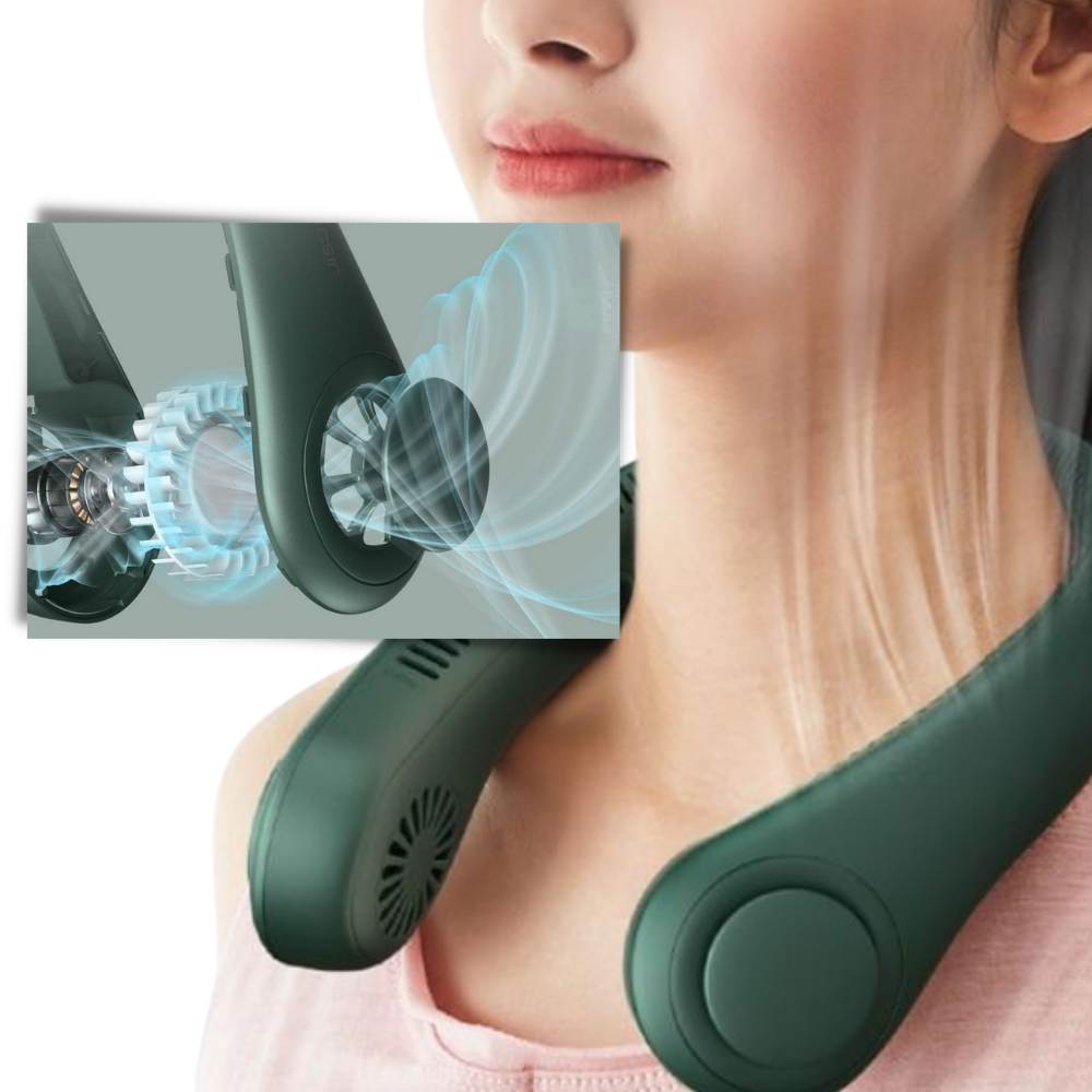 Mini ventilateur de cou rechargeable
