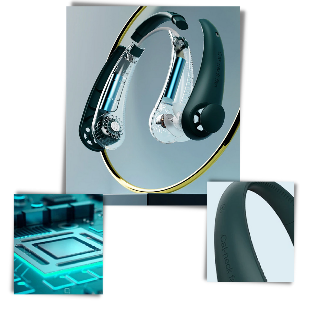 Mini ventilateur de cou rechargeable