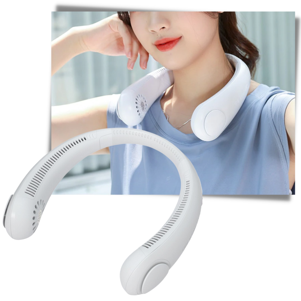 Mini ventilateur de cou rechargeable