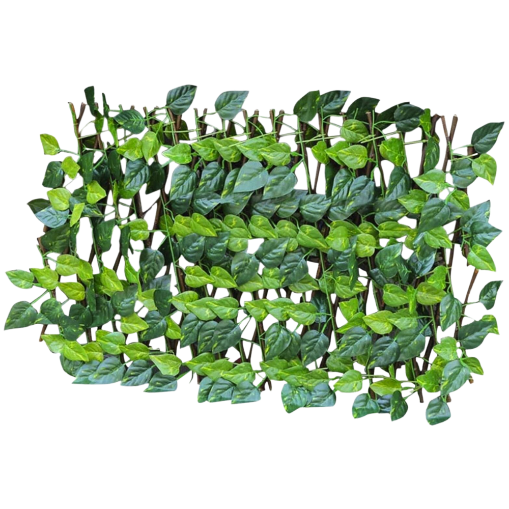 Clôture végétale artificielle rétractable