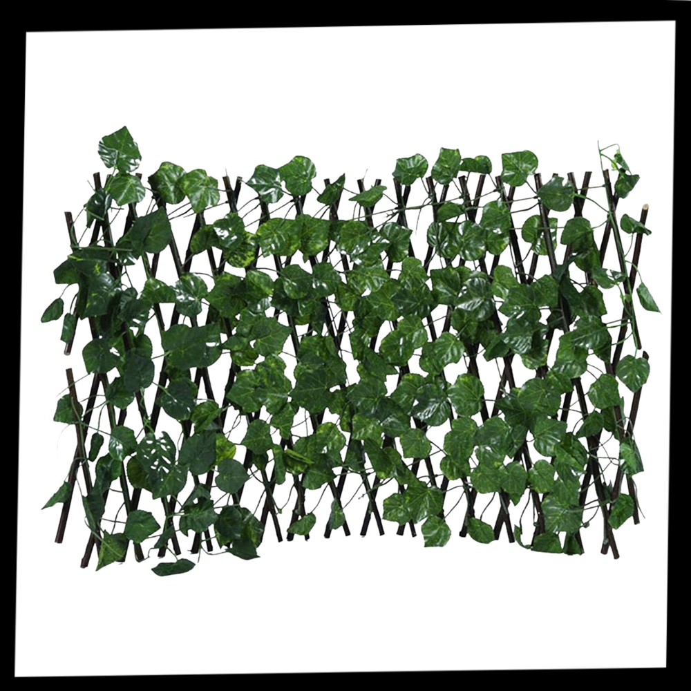 Clôture végétale artificielle rétractable