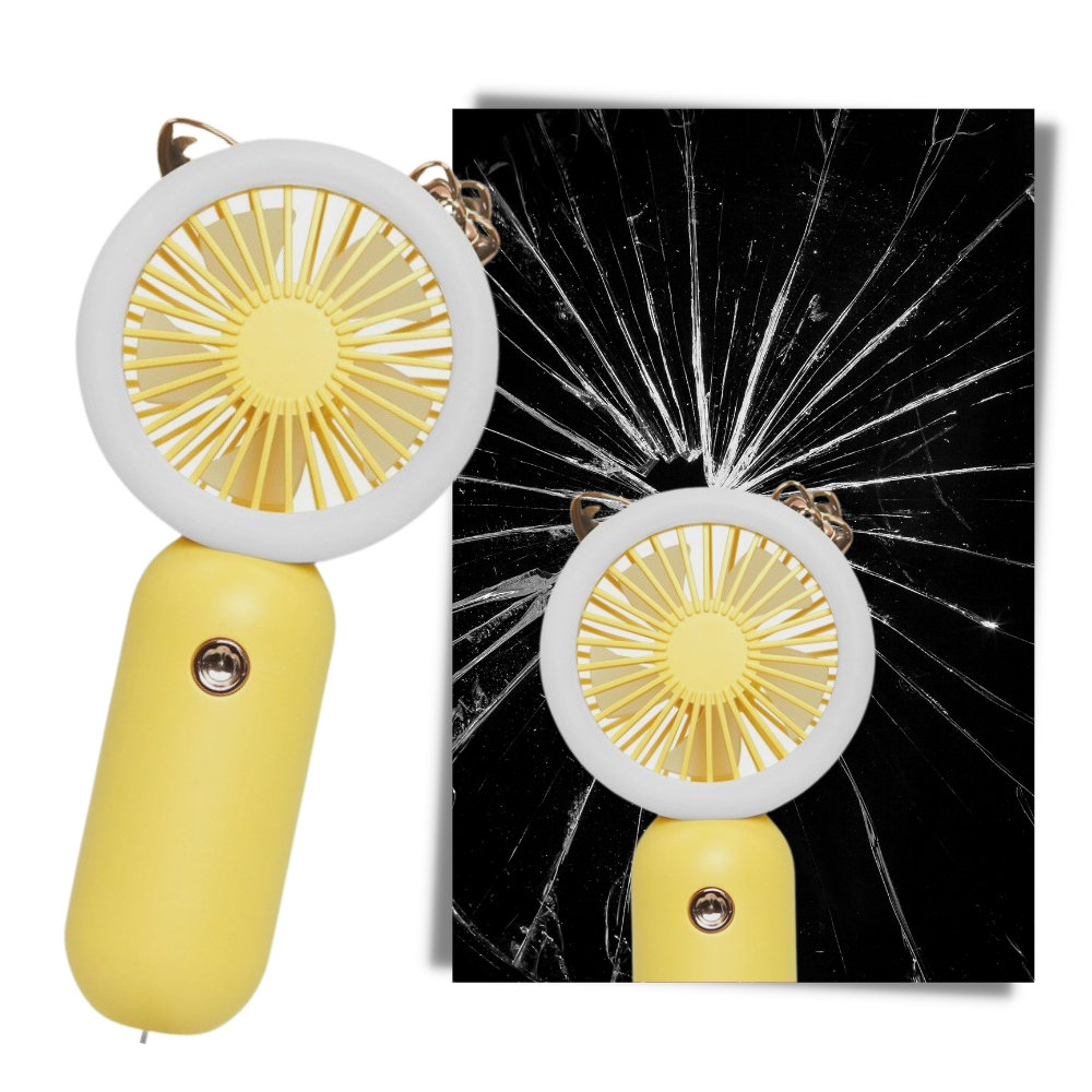 Ventilateur USB de poche avec LED