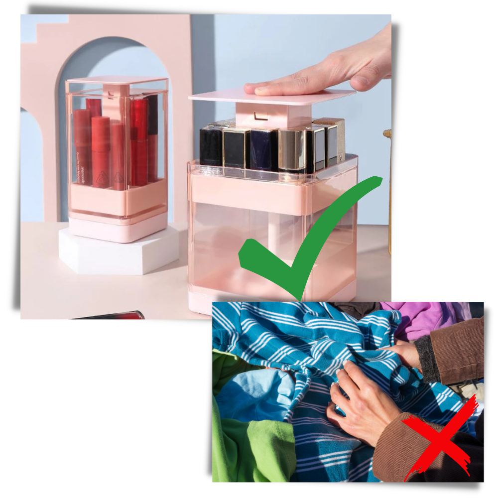 Boîte de rangement pour gloss