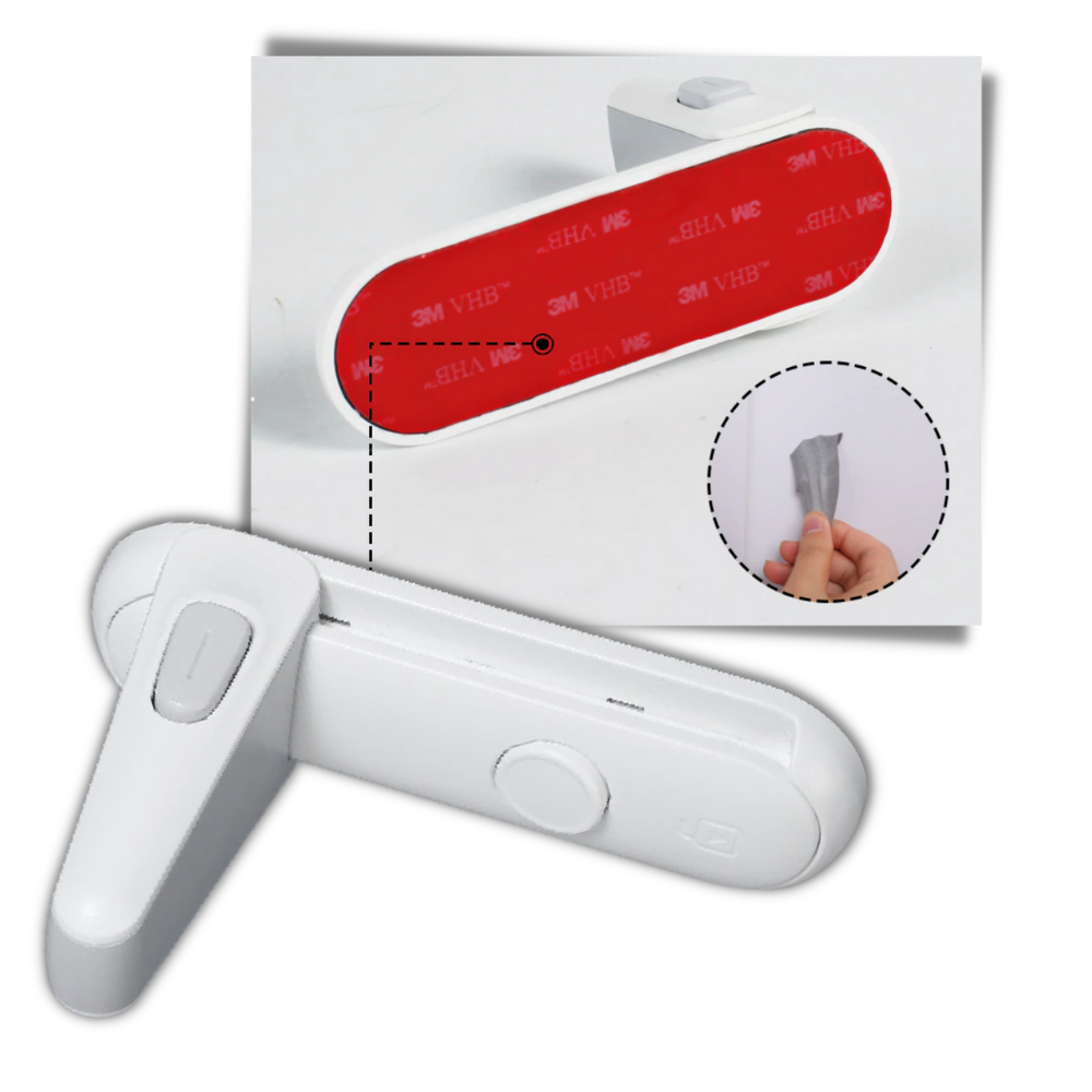 Serrure pour poignée de porte