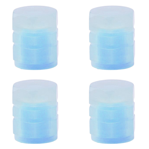 4 Bouchons de valves lumineux pour voitures