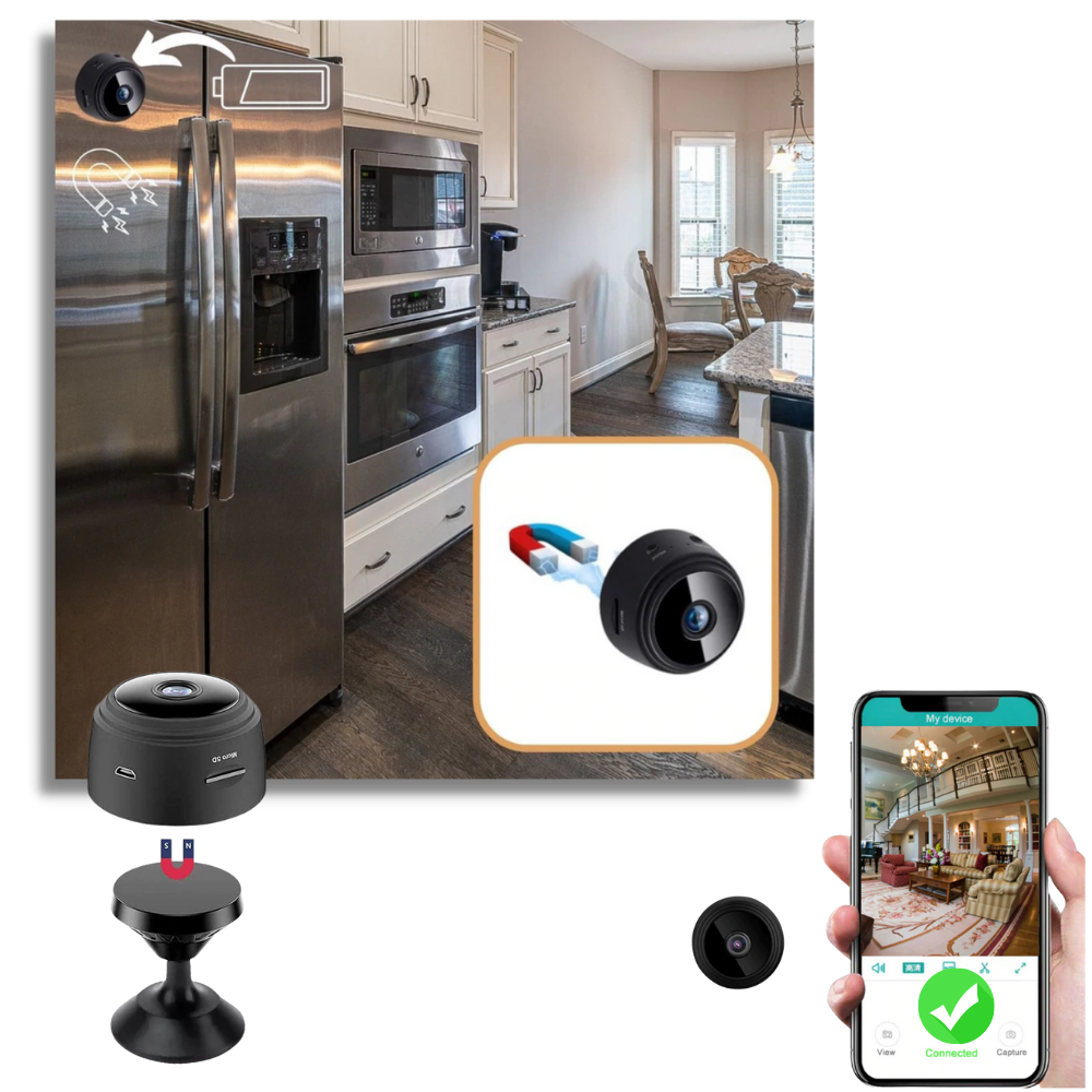 Mini caméra de surveillance sans fil
