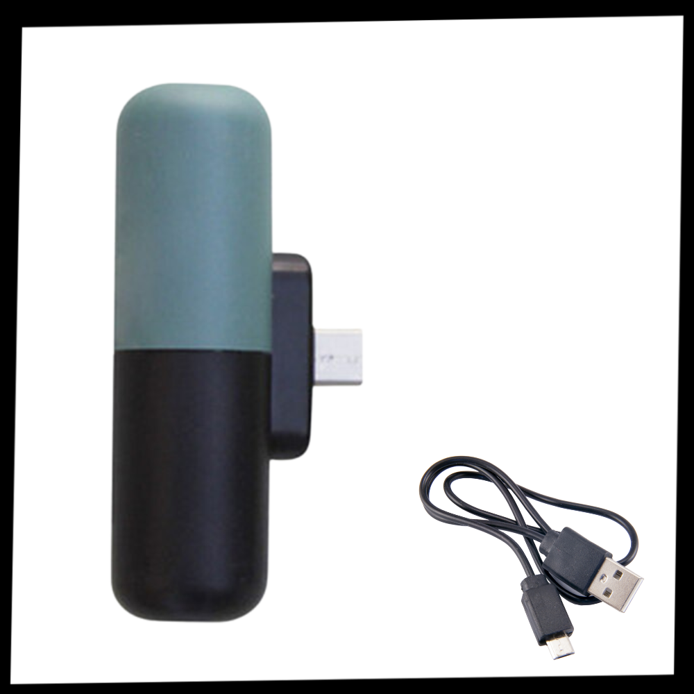 Mini-chargeur portable en forme de capsule