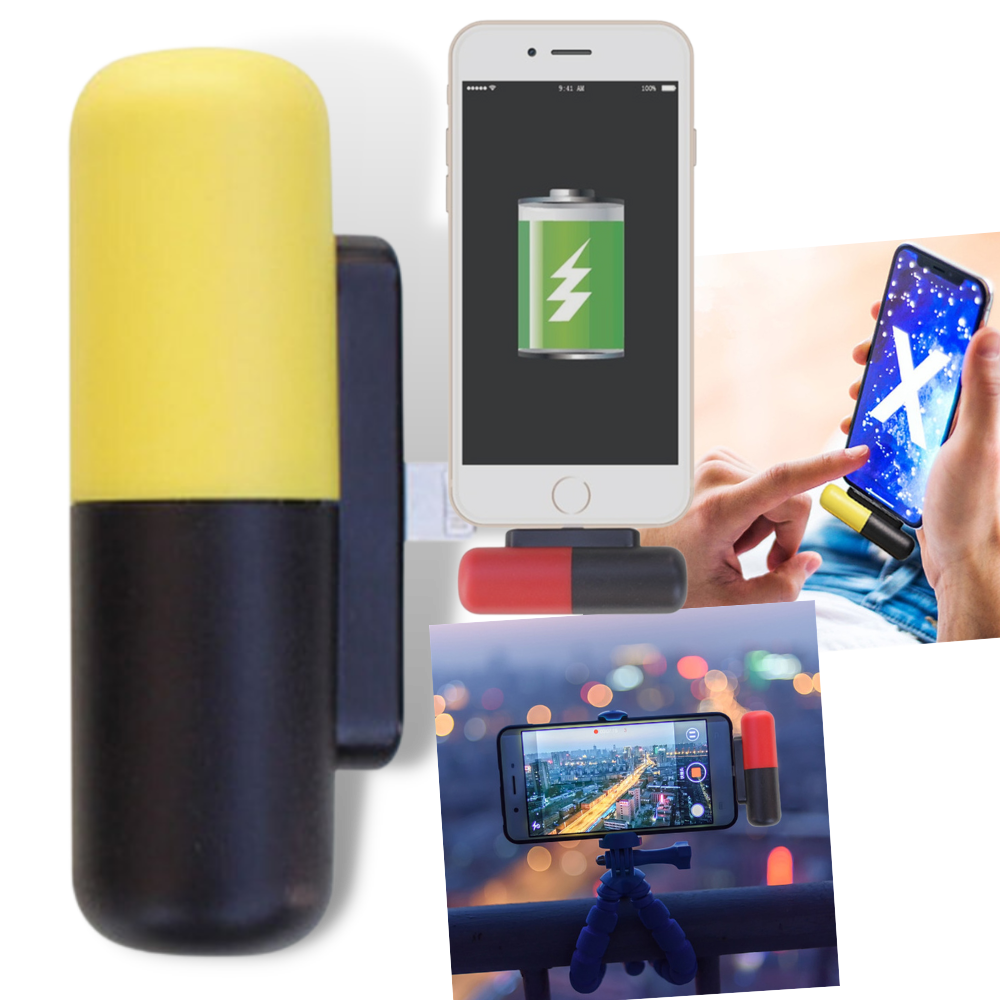 Mini-chargeur portable en forme de capsule