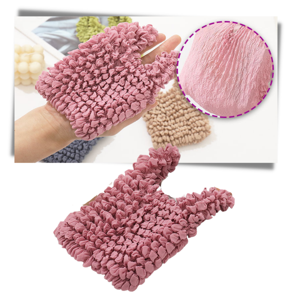 Sac à provisions plissé extensible