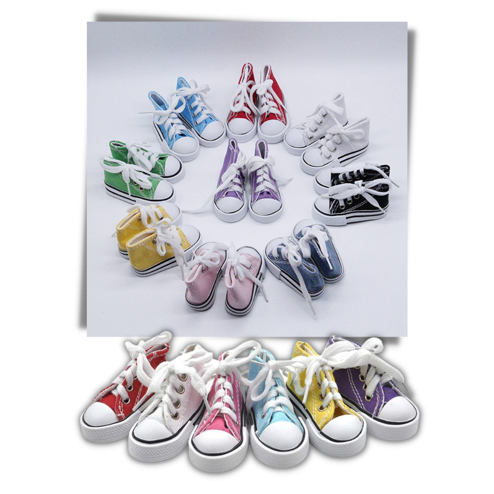 Mini chaussure pour support de vélo