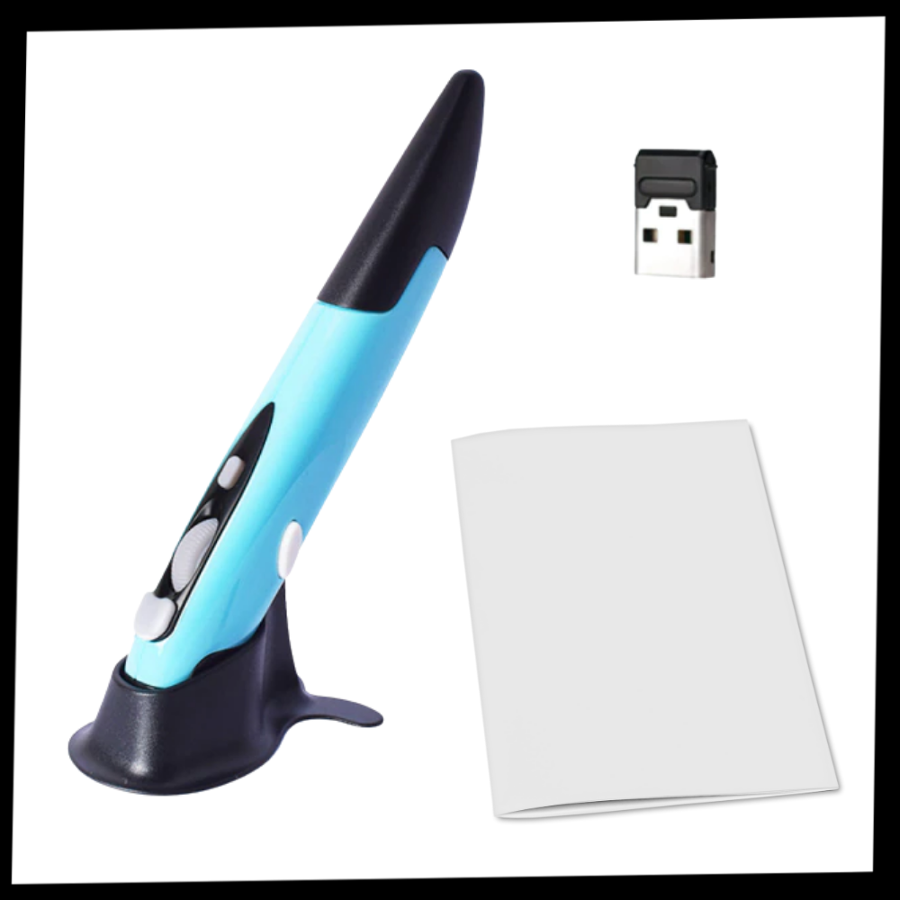 Souris sans fil en forme de stylo