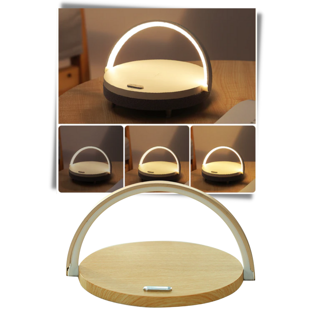 Lampe de bureau et chargeur de téléphone sans fil
