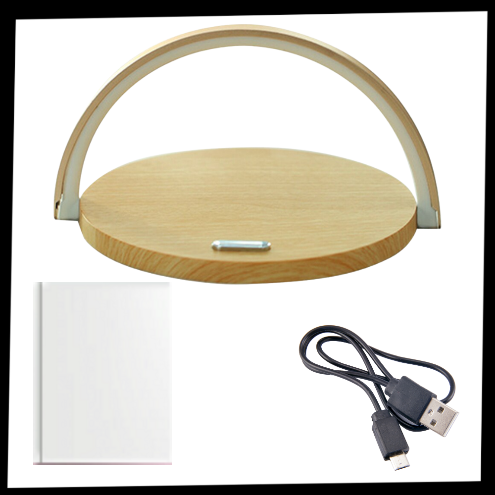 Lampe de bureau et chargeur de téléphone sans fil