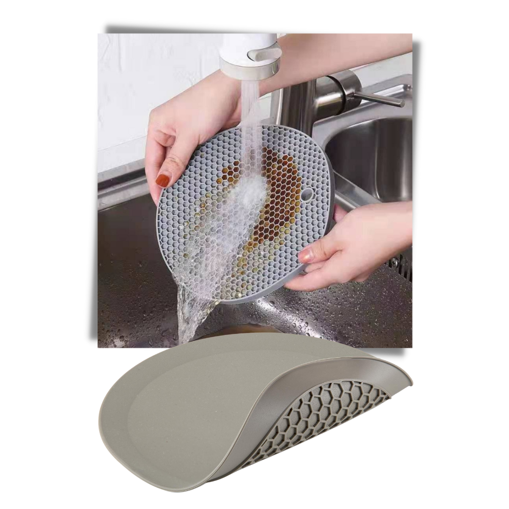 Sous-verre porte-pot en silicone