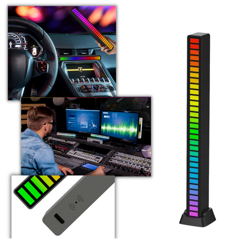 Lumière d'ambiance musicale à LED