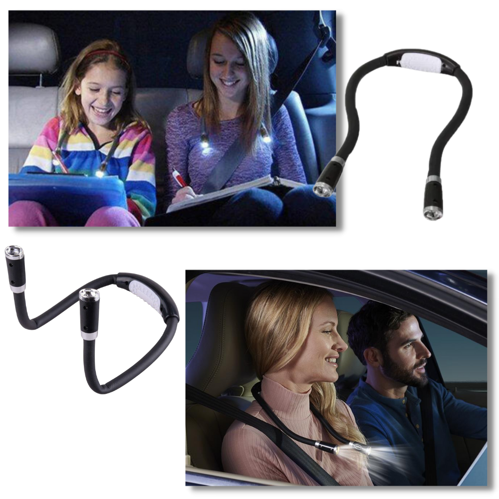 Lampe de lecture LED pour le cou