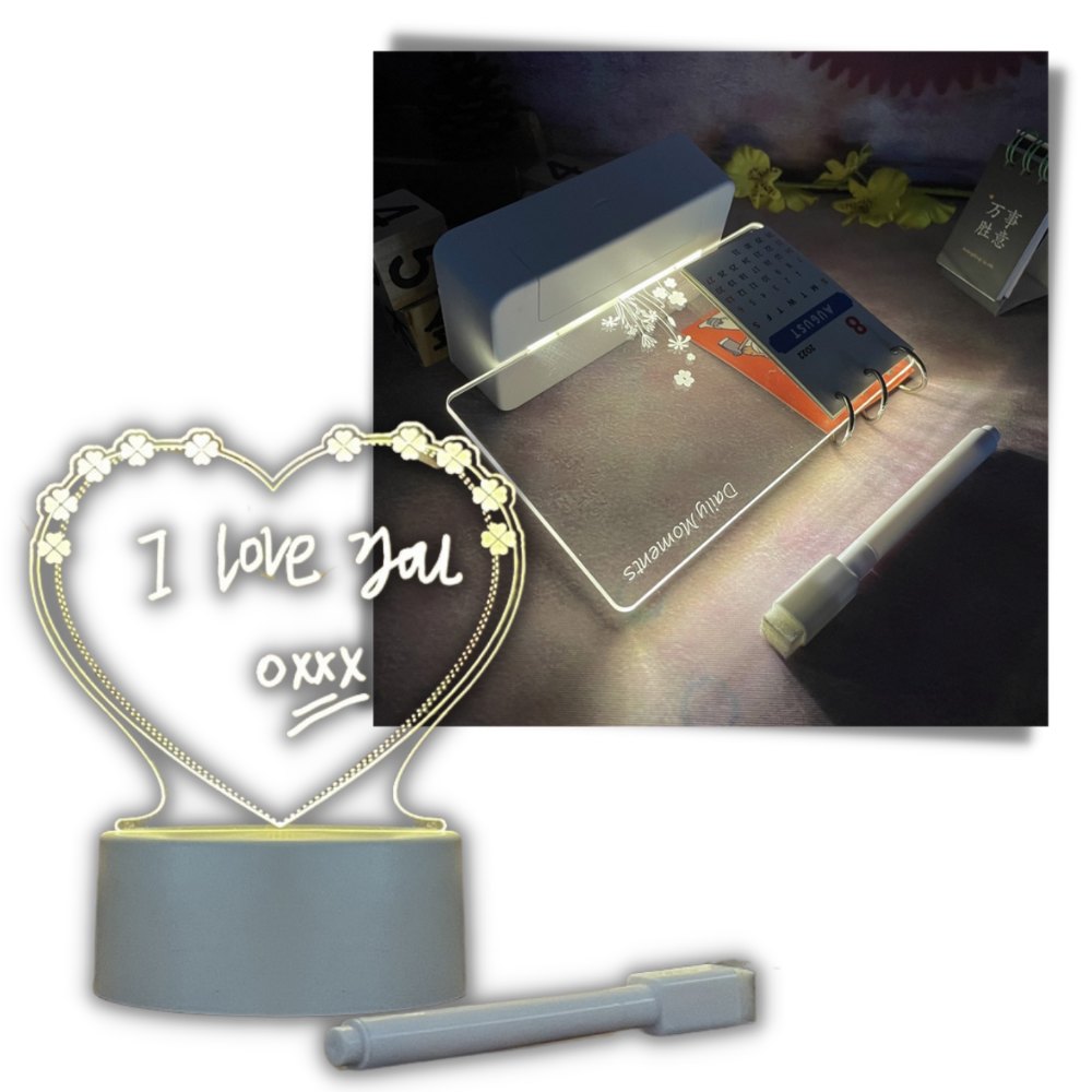 Tableau d'affichage LED avec stylo