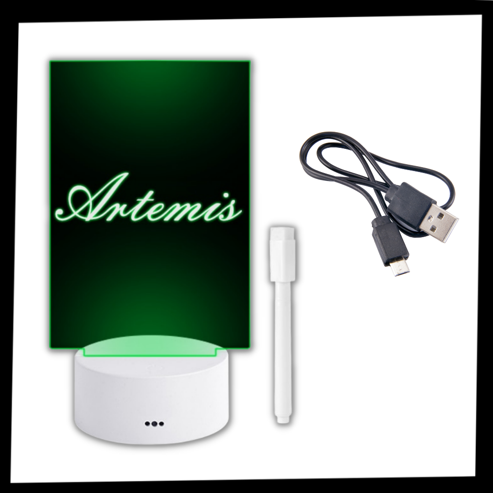Tableau d'affichage LED avec stylo