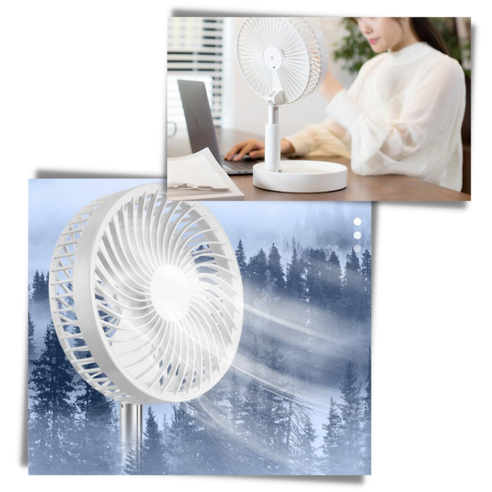 Ventilateur USB portable et pliable