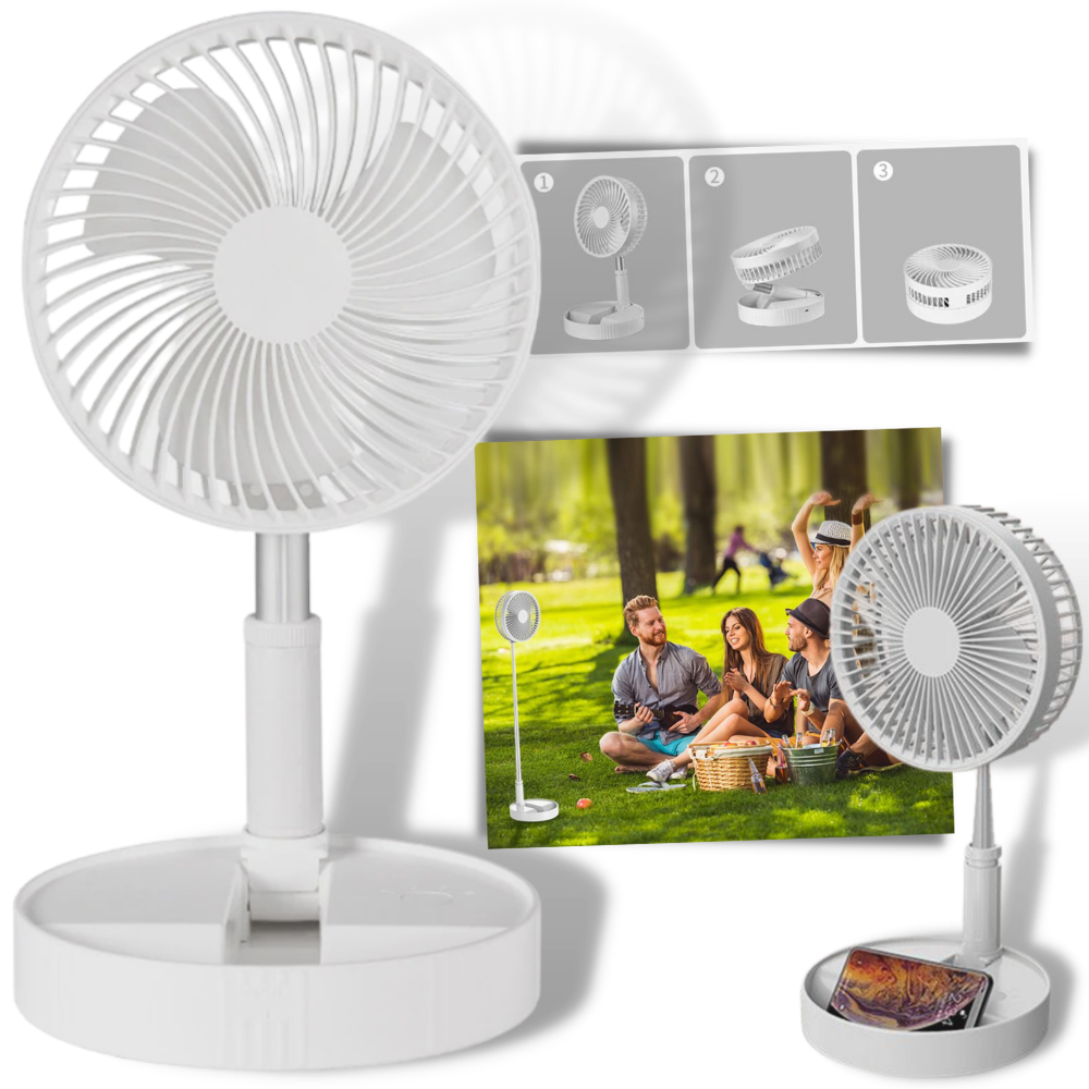 Ventilateur USB portable et pliable