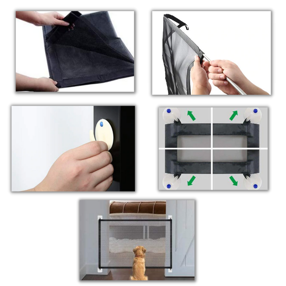 Clôture en maille pour chiens