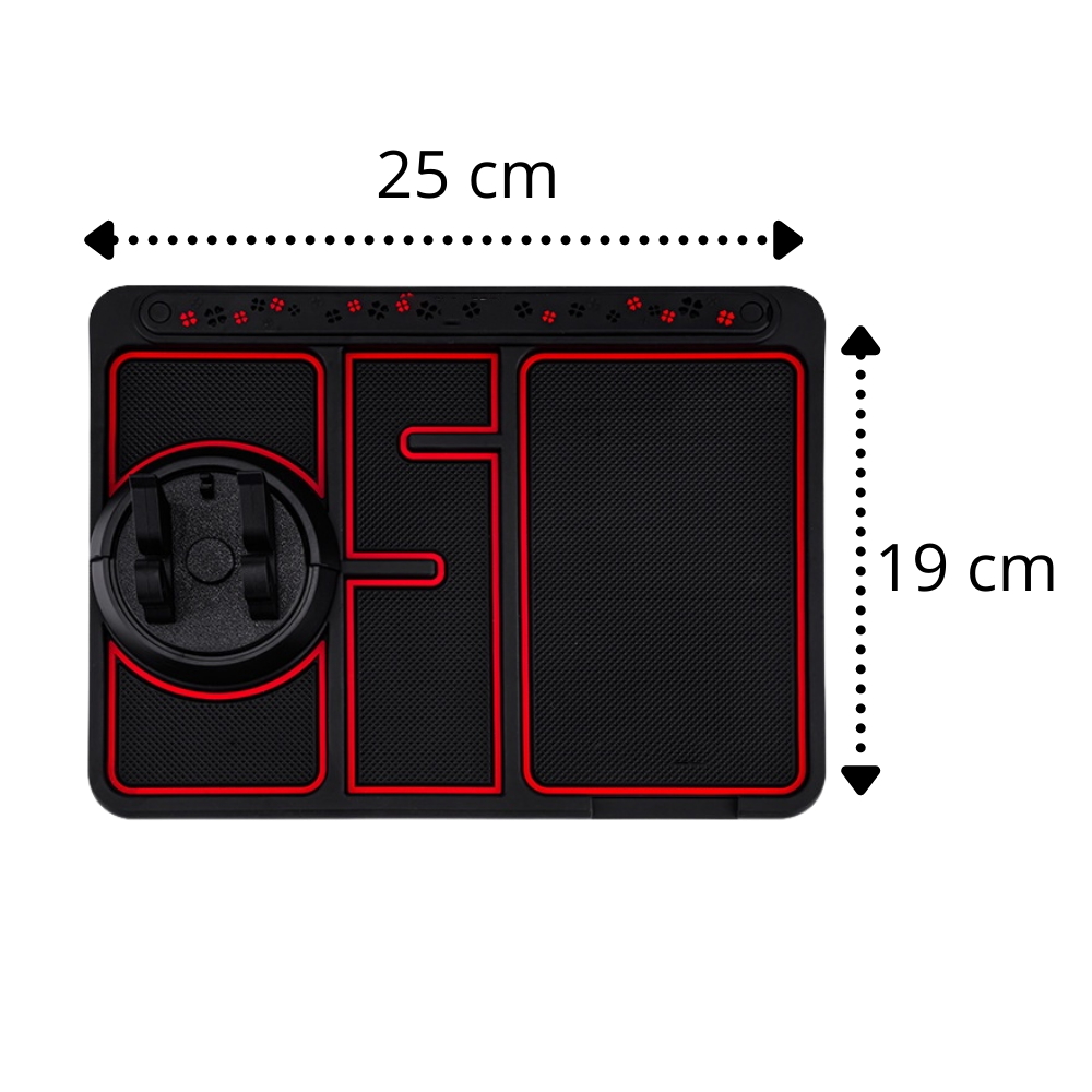 Tapis antidérapant et support de téléphone pour voiture