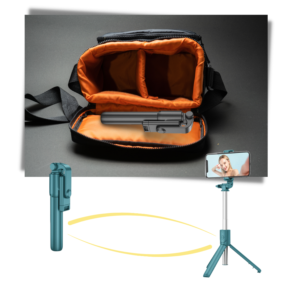 Bâton à selfie avec trépied